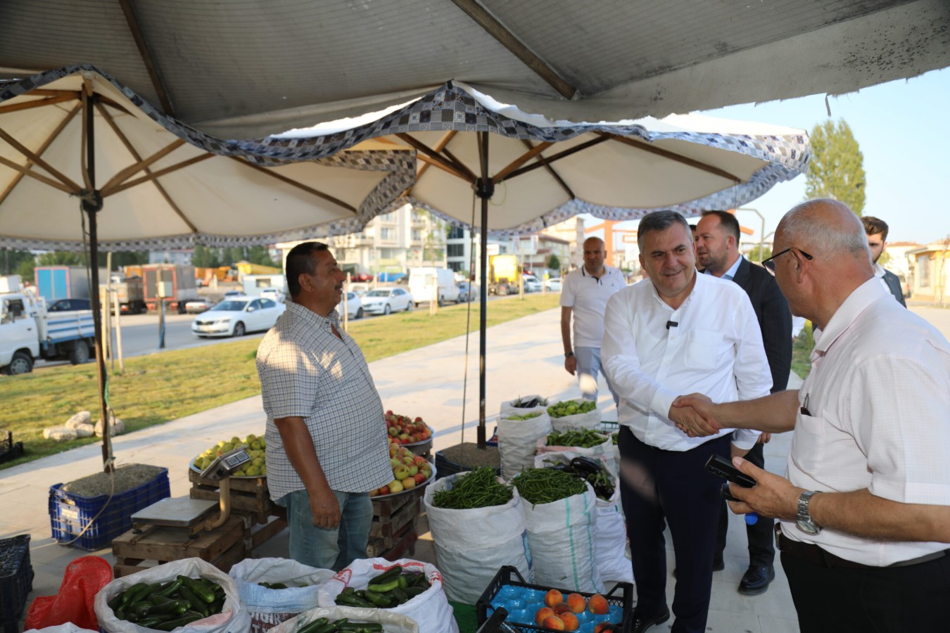 Belediye Başkanımız Baki Demirbaş’tan Çubuk Et ve Yöresel Ürünler Paza...